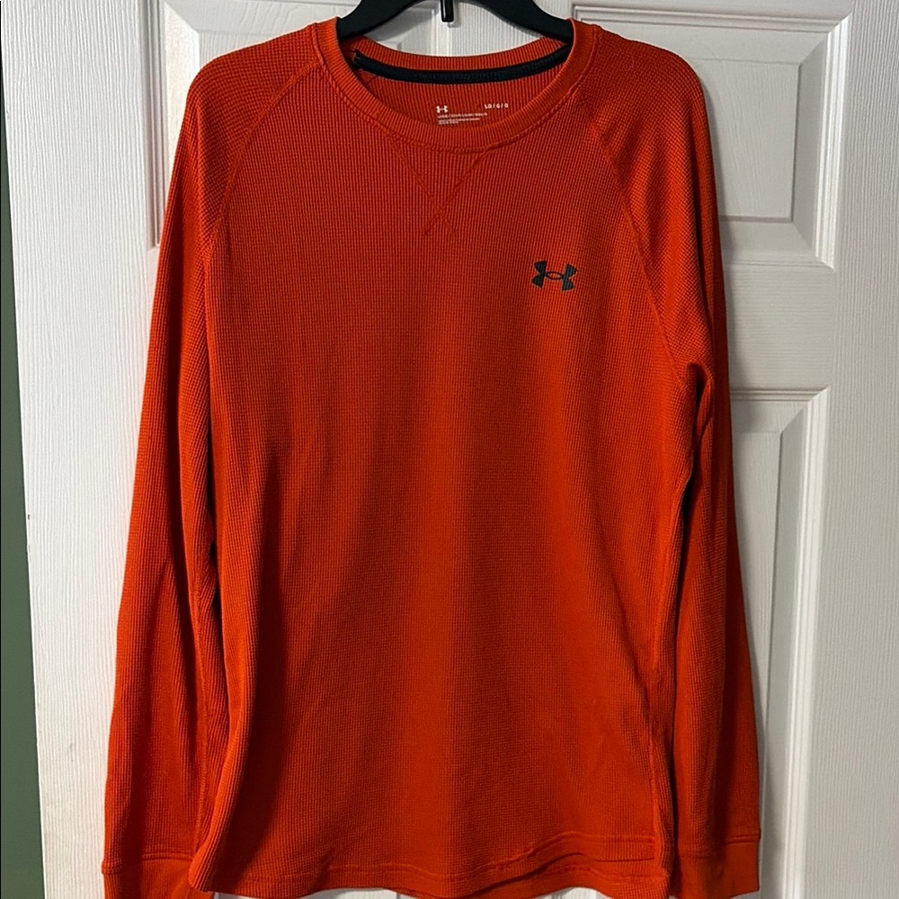 Under Armour Men's Vibrant Orange Long Sleeve Tee